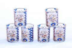  Culver Ltd 22 Karat Gold Chinoiserie Themed Rocks Glasses circa 1960s - 1975533