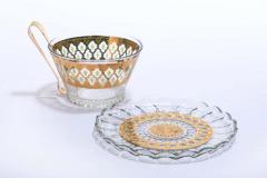  Culver Ltd 22 Karat Gold Moroccan Themed Vintage Ice Bowl and Tongs circa 1965 - 1975489