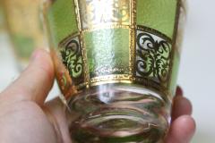  Culver Ltd Set of 6 Vintage Prado Green Lowball Rocks Whiskey Glasses by Culver Ltd 1960s - 2723601