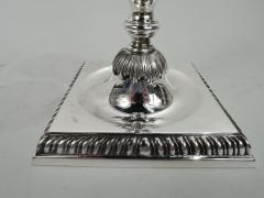  Currier Roby Pair of Georgian Style Sterling Silver Candlesticks by Currier Roby - 3750708