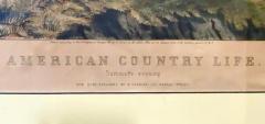  Currier and Ives Nathaniel Currier Lithograph Summers Evening American Country Life Series C1855 - 3977649