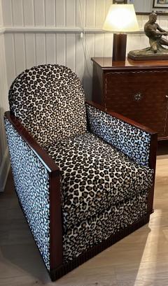  D I M DIM Decoration Interieur Moderne Art Deco Club ChairsAttributed to D I M  - 4598809