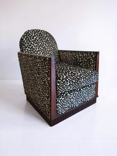  D I M DIM Decoration Interieur Moderne Art Deco Club ChairsAttributed to D I M  - 4601596