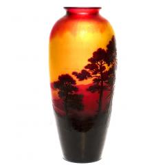  D argental D Agental Art Nouveau Scenic Cameo Vase - 3082159