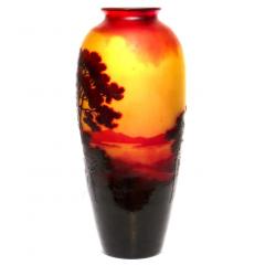  D argental D Agental Art Nouveau Scenic Cameo Vase - 3082160