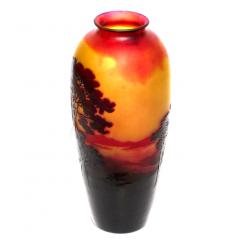  D argental D Agental Art Nouveau Scenic Cameo Vase - 3082161