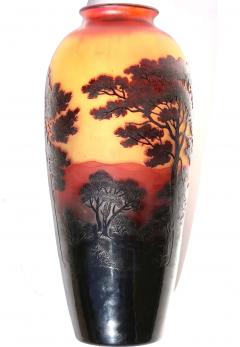  D argental D Agental Art Nouveau Scenic Cameo Vase - 3082164