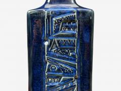  D sir e Stent j D sir e Stent j Blue Glazed Stoneware Large Table Lamp Denmark 1970s - 4620836