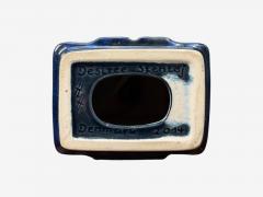  D sir e Stent j D sir e Stent j Blue Glazed Stoneware Large Table Lamp Denmark 1970s - 4620843