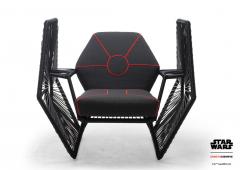  DESIGNLUSH STAR WARS TIE FIGHTER LIMITED EDITION INDOOR OUTDOOR LOUNGE CHAIR - 1307505