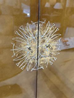  DOMINIQUE PARIS Art Deco Macassar Cabinet with Lacquered Doors by Maison Dominique Paris - 4486176