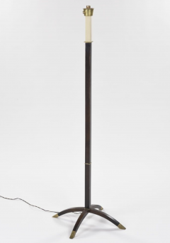  DOMINIQUE PARIS Dominique Lacquer and Parchment Floor Lamp circa 1950 - 4052186