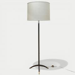  DOMINIQUE PARIS Dominique Lacquer and Parchment Floor Lamp circa 1950 - 4559955