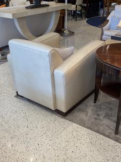  DOMINIQUE PARIS Pair of Art Deco Club Chairs by Maison Dominique - 4594438
