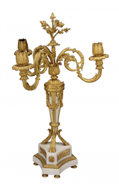  DUFAUD A RARE FRENCH LOUIS XVI STYLE ORMOLU MOUNTED ANNULAR CLOCK GARNITURE BY DUFAUD - 3566142