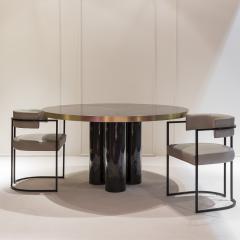  DUISTT Ray Table in Sikomoro Frise and Brass Bronze - 3290648