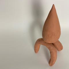  Dainche FLAME Red raw clay sculpture - 1304730