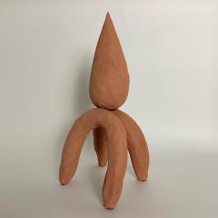  Dainche FLAME Red raw clay sculpture - 1304733