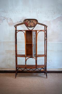  Dal Vera Rattan and Rush tag re with Bevelled Glass Door Dal Vera 1910 - 4706893