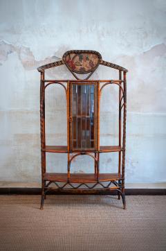  Dal Vera Rattan and Rush tag re with Bevelled Glass Door Dal Vera 1910 - 4706910