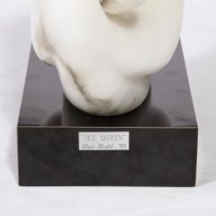  Dan Bedik Modernist Sculpture Entitled Ice Queen in Exotic Black Marble by Dan Bedik - 2946566