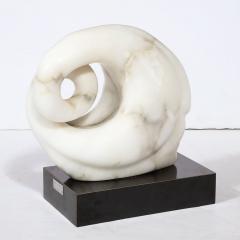  Dan Bedik Modernist Sculpture Entitled Ice Queen in Exotic Black Marble by Dan Bedik - 2946569