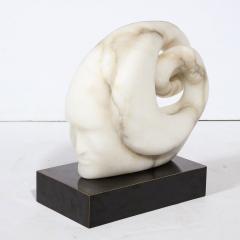  Dan Bedik Modernist Sculpture Entitled Ice Queen in Exotic Black Marble by Dan Bedik - 2946737