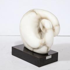  Dan Bedik Modernist Sculpture Entitled Ice Queen in Exotic Black Marble by Dan Bedik - 2946782