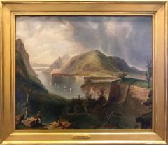  Dana Tillou Fine Art Edmund Coates attrib View of the Hudson and West Point from Fort Putnam - 652340