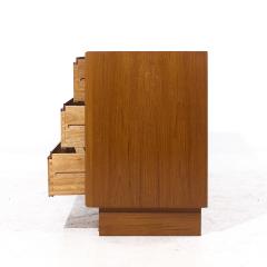  Danflex Danflex Mid Century Danish Teak 6 Drawer Lowboy Dresser - 4141235