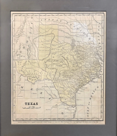  Daniel Burgess 1853 Texas Map by Daniel Burgess - 3968172