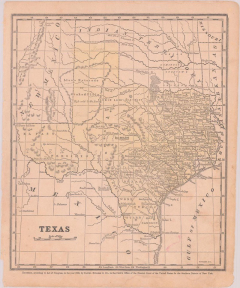  Daniel Burgess 1853 Texas Map by Daniel Burgess - 3968173