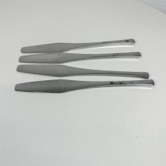  Dansk 1950s Modern Dansk Set Four Dinner Knives Odin IHQ Jens Quistgaard Germany - 2890478