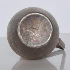  Dansk Russian SIOMMET Petite Modern Pitcher Creamer Silver Plated Plus Brass Detail - 1890496
