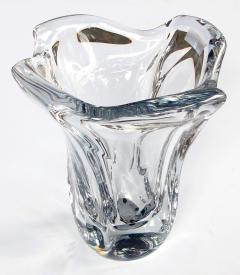  Daum An Impressively Large and Heavy French Daum Clear Crystal Vase c 1945 1950 - 534458