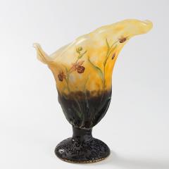  Daum Art Nouveau Enameled and Etched Glass Vase by Daum - 951491