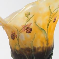  Daum Art Nouveau Enameled and Etched Glass Vase by Daum - 951492