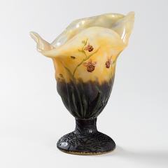  Daum Art Nouveau Enameled and Etched Glass Vase by Daum - 951494