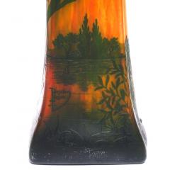  Daum Daum Nancy Daum Nancy Cameo Scenic Art Nouveau Vase - 3049691