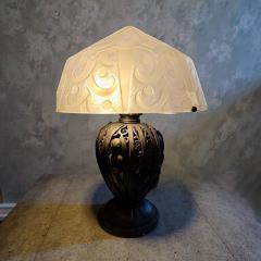  Daum Daum Nancy Daum Nancy and Katona Art Deco Table Lamp France circa 1925 - 4562901