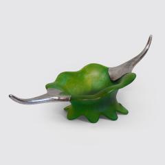  Daum Daum Nancy IO CENTERPIECE Silver and pate de verre by Daum and Roland Daraspe - 4762578