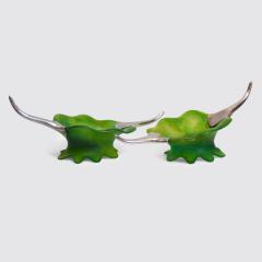  Daum Daum Nancy IO CENTERPIECE Silver and pate de verre by Daum and Roland Daraspe - 4762584