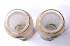  Daum Daum Nancy PAIR FRENCH CAMEO VASES THISTLE DAUM NANCY FRANCE C A 1895 1925 - 3299481