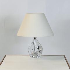  Daum Daum Nancy Small Daum Nancy Boudoir Lamp with Linen Shade - 4722421