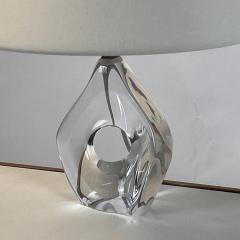  Daum Daum Nancy Small Daum Nancy Boudoir Lamp with Linen Shade - 4722423