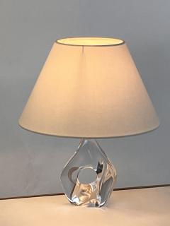  Daum Daum Nancy Small Daum Nancy Boudoir Lamp with Linen Shade - 4722425