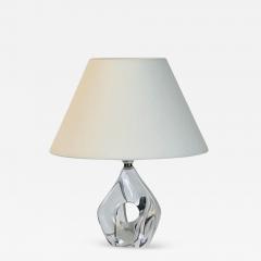  Daum Daum Nancy Small Daum Nancy Boudoir Lamp with Linen Shade - 4727583