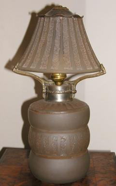  Daum French Acid Etched Art Deco Table Lamp - 123596
