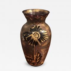  Daum French Art Deco Acid Etched Glass Vase Attributed to Daum - 410119