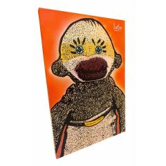  Dave Wilcox Modern California Oil Painting of a Sock Monkey by Dave Wilcox - 4481503